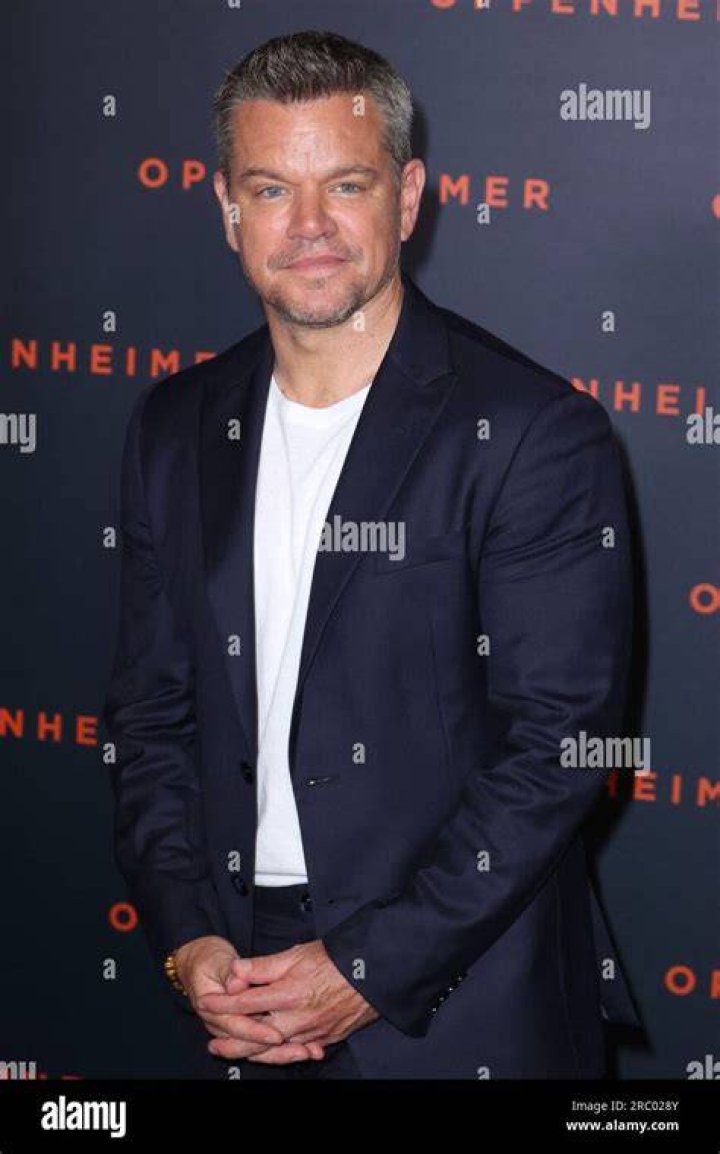 Matt Damon attends Oppenheimer Premiere held at Grand Rex on July 11, 2023 in Paris, France. Oppenheimer Premiere - Paris JD - 11 Jul 2023