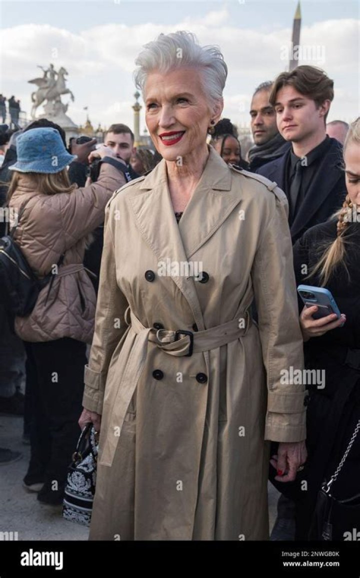 Maye Musk At Christian Dior