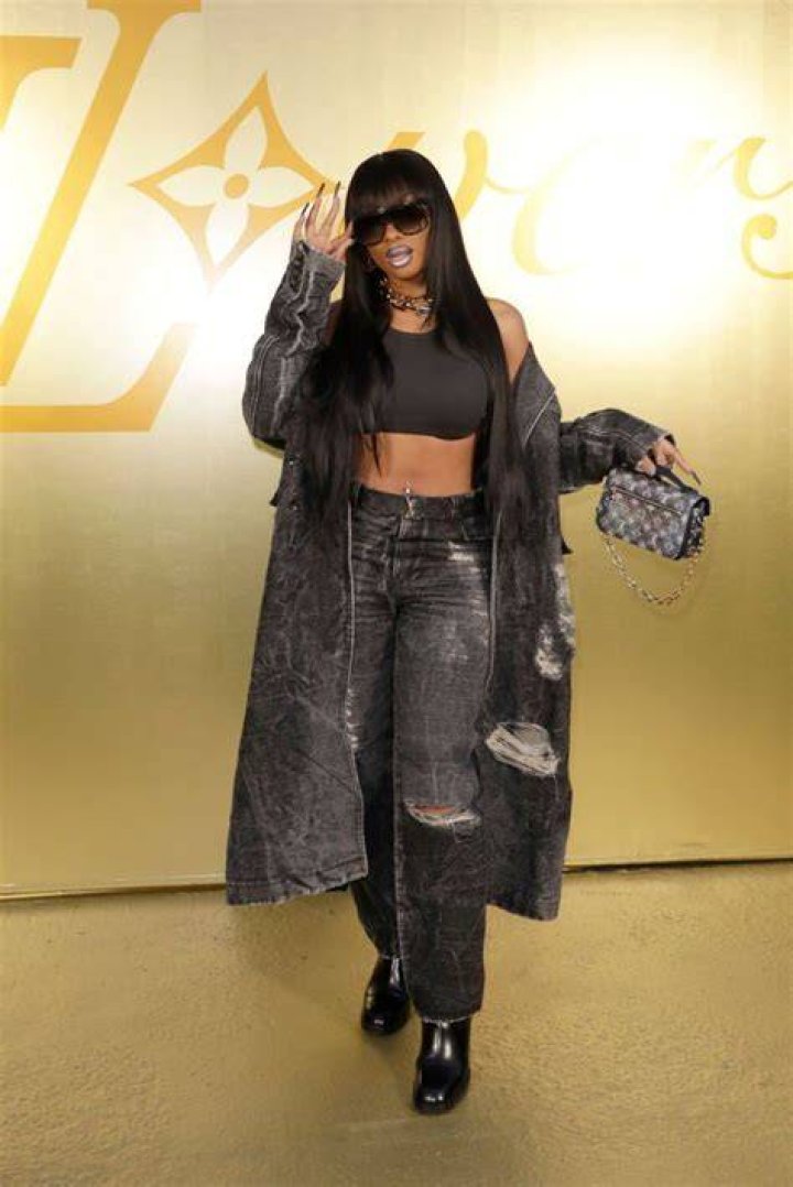Megan Thee Stallion Louis Vuitton Men's Spring-Summer 2024 Show, Pont Neuf, Paris, France, &Icirc;le-de-France, France - 20 Jun 2023