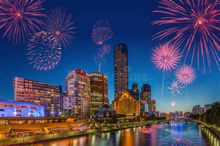 Melbourne, Australia&rsquo;s fireworks