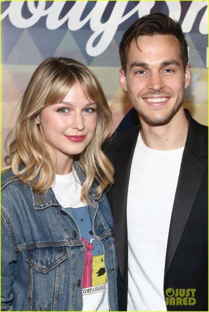 Melissa Benoist, Chris Wood. Melissa Benoist, left, and Chris Wood arrive at the 72nd annual Tony Awards at Radio City Music Hall, in New York The 72nd Annual Tony Awards - Arrivals, New York, USA - 10 Jun 2018