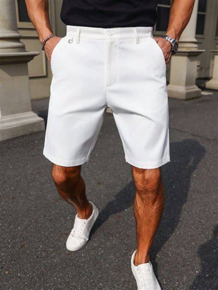 mens white shorts reviews