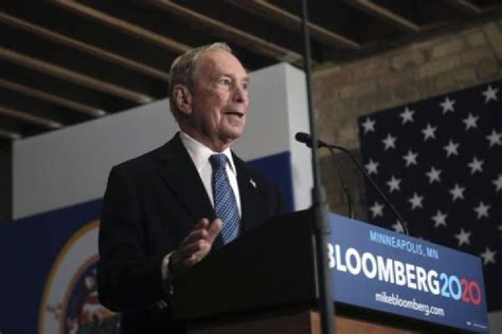 Michael Bloomberg Speaks in Minneapolis