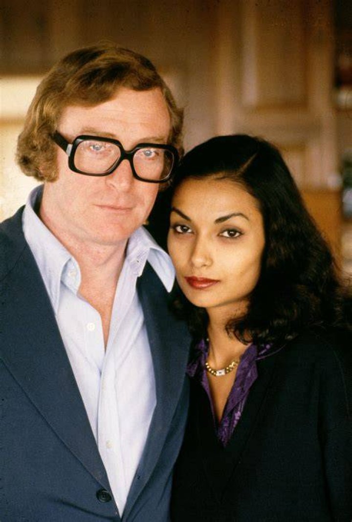 Michael Caine & Wife Shakira Caine Hold Baby Daughter Natasha