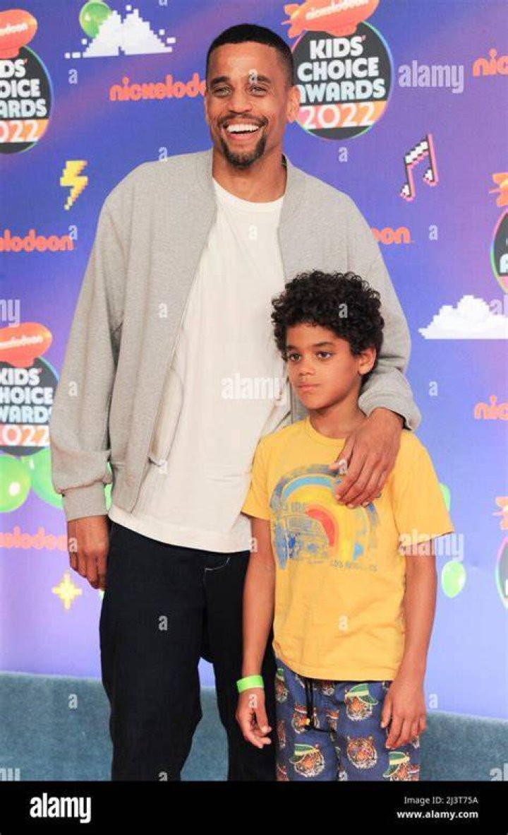Michael Ealy & His Son