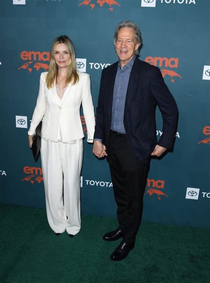 Michelle Pfeiffer with husband David E. Kelley, son John Henry and daughter Claudia Rose