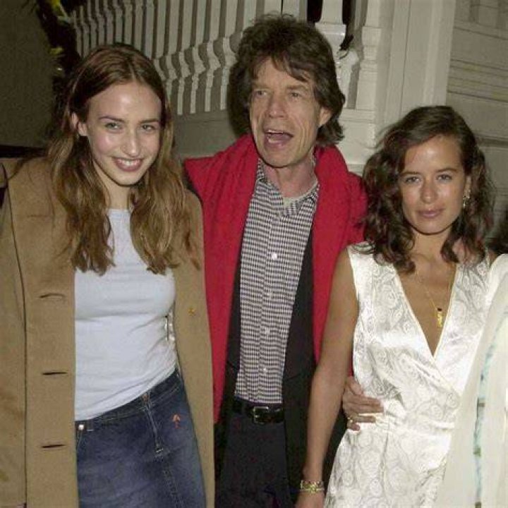 Mick Jagger & Family In 1987