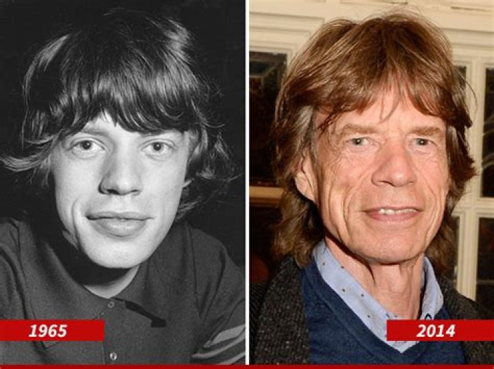 Mick Jagger: Then & Now