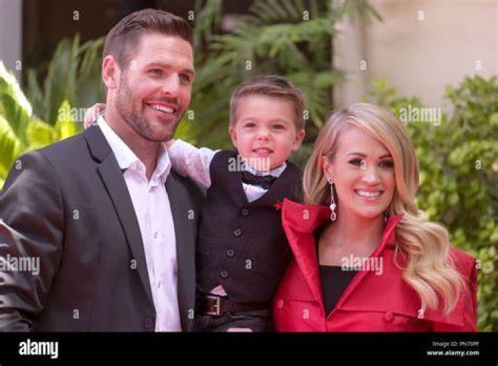Mike Fisher, Isaiah Michael Fisher and Carrie Underwood Carrie Underwood honored with Star on the Hollywood Walk of Fame, Los Angeles, USA - 20 Sep 2018
