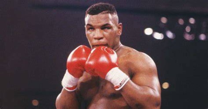 Mike Tyson Tyson Mike heavy weight boxer posed action in 1986 Mike Tyson Boxer Posing, USA