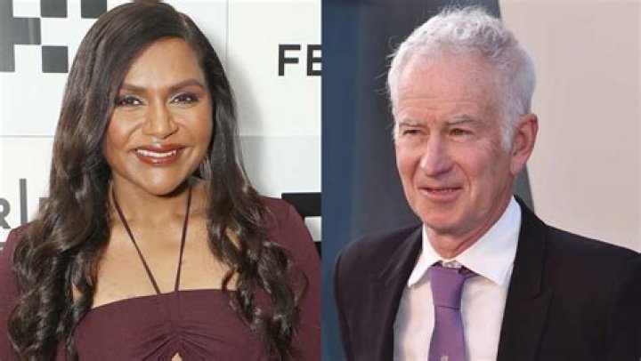 Mindy Kaling and John McEnroe