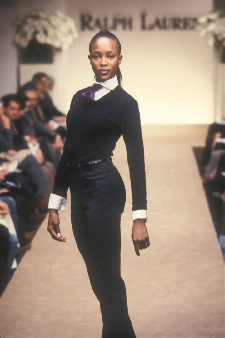 Model Naomi Campbell Ralph Lauren Spring 1990 Ready to Wear Fashion Show, New York - 1 Nov 1989