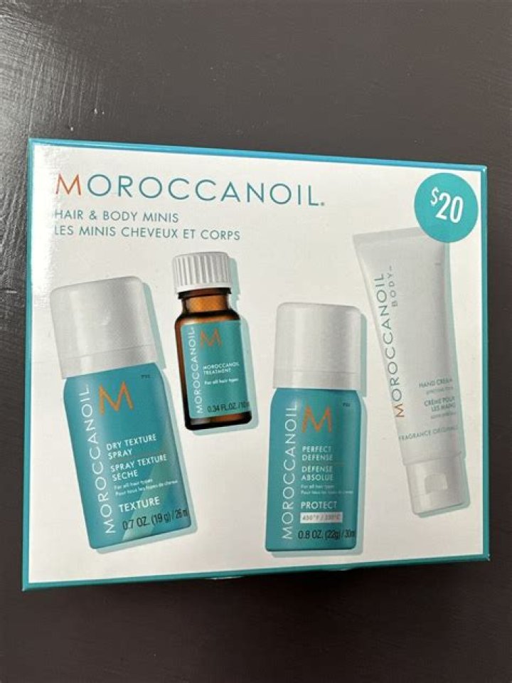 Moroccanoil Hair and Body Minis Holiday Kit Box ($20.00, Morrocanoil)