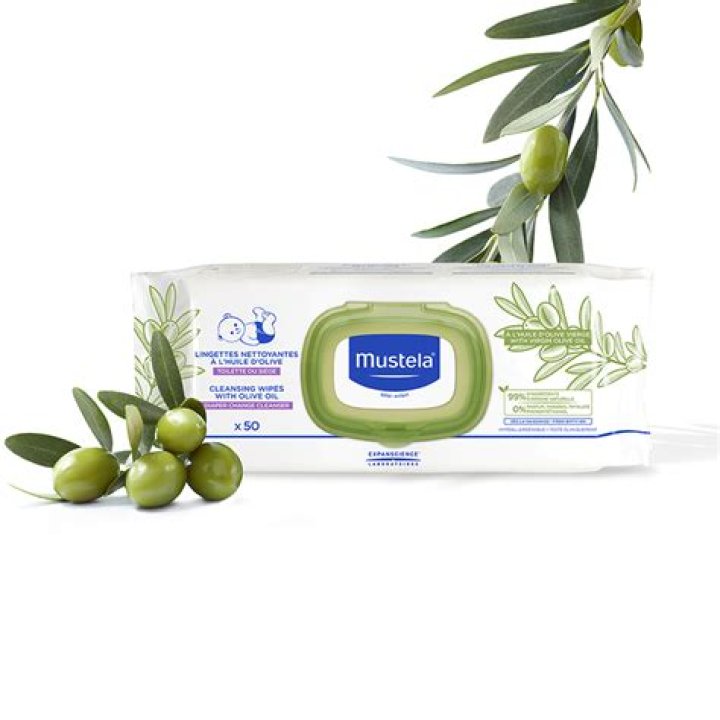 Mustela Cleansing Wipes With Olive Oil