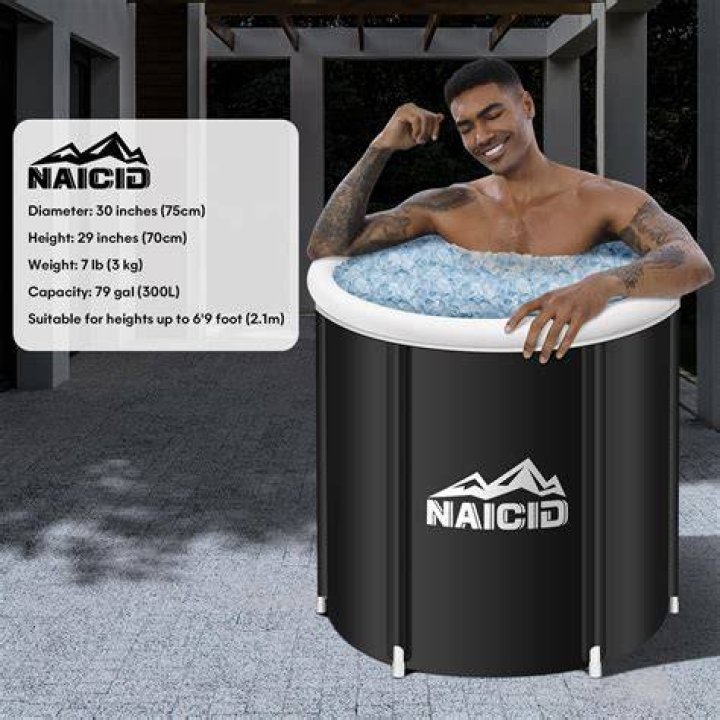 NAICID Cold Plunge Tub for Athletes