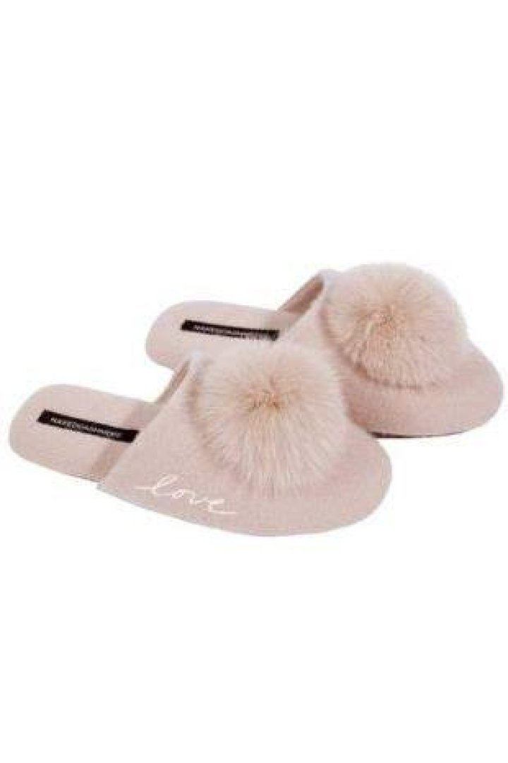 Nakedcashmere Puff Love Slipper, $125, nakedcashmere.com