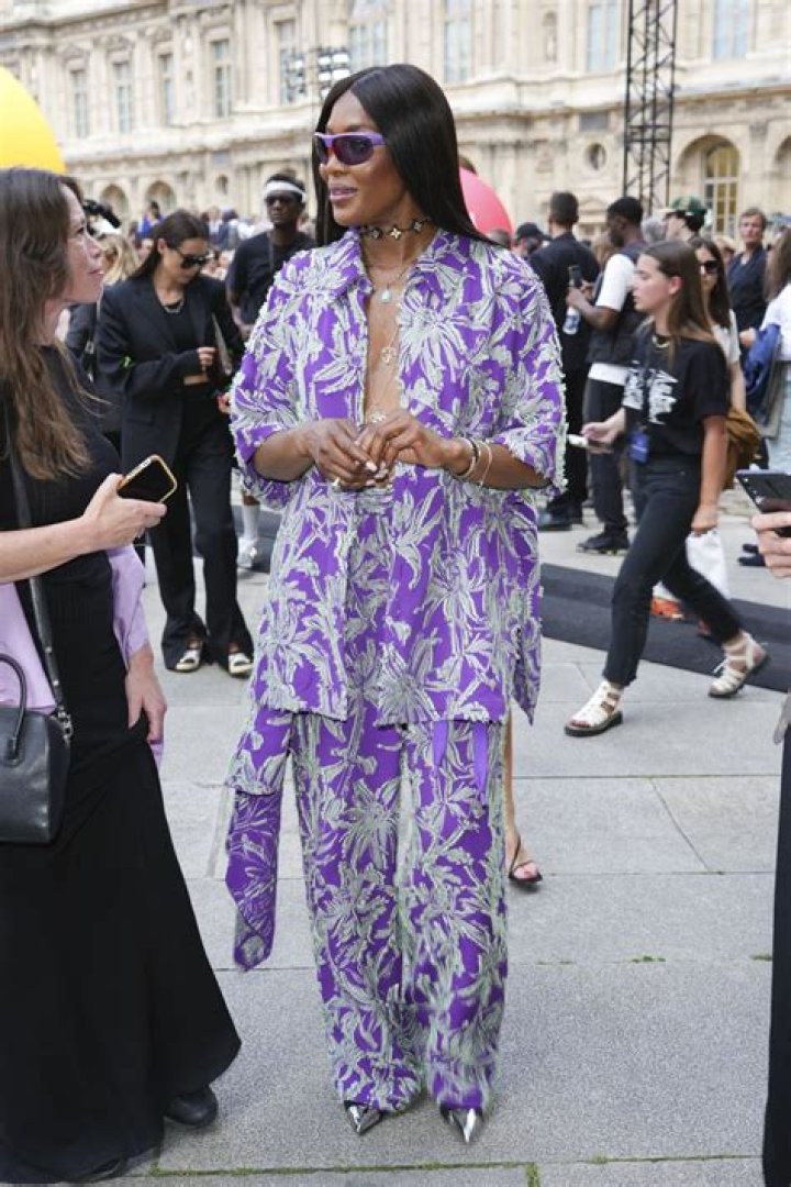 Naomi Campbell at the Louis Vuitton show