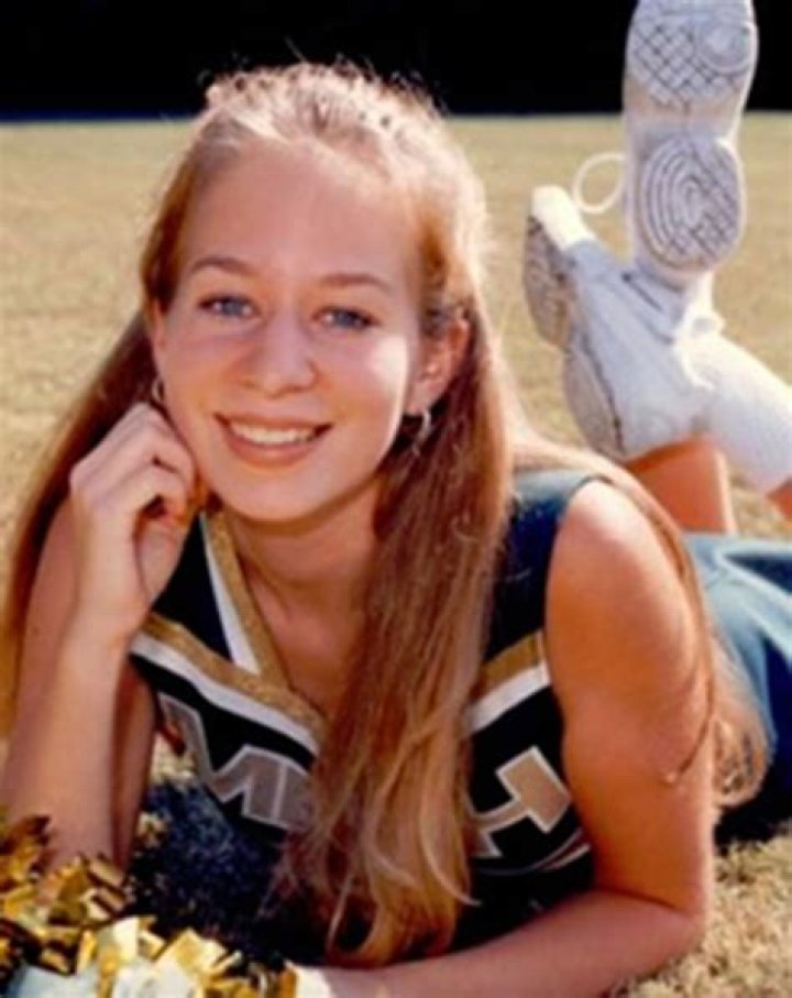 Natalee Holloway as a cheerleader