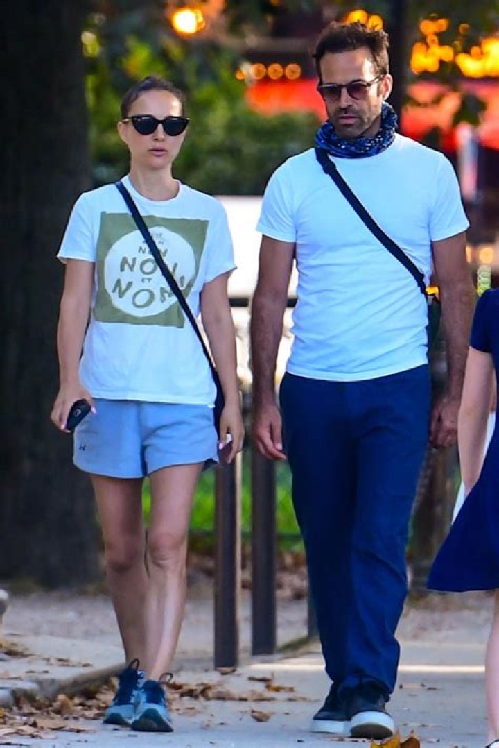 Natalie Portman & Benjamin Walk With Amalia