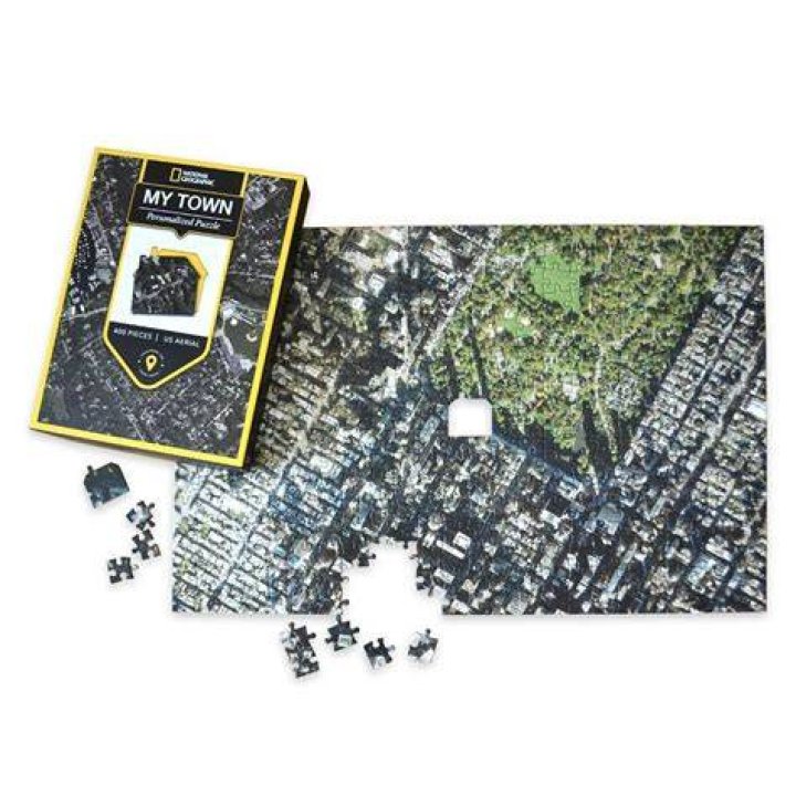 National Geographic My Town Personalized Map Puzzle