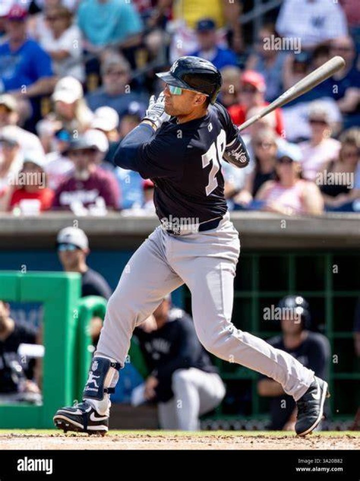 New York Yankees designated hitter Aaron Judge runs towards first base after hitting a double against Boston Red Sox starting pitcher Brayan Bello during the first inning of a baseball game, in New YorkYankees Baseball, New York, United States - 25 Sep 2022