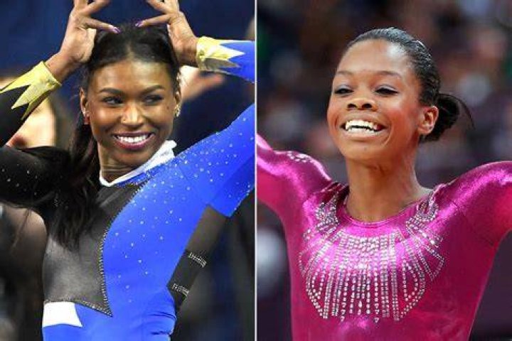 Nia with Gabby Douglas OLY Gymnastics