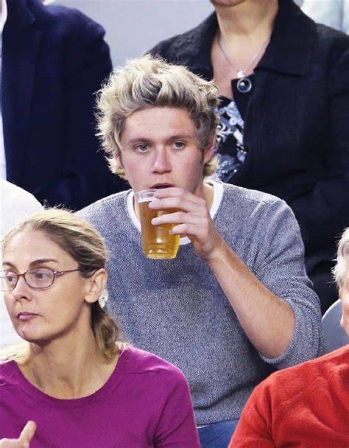 Niall Horan Drinking A Beer