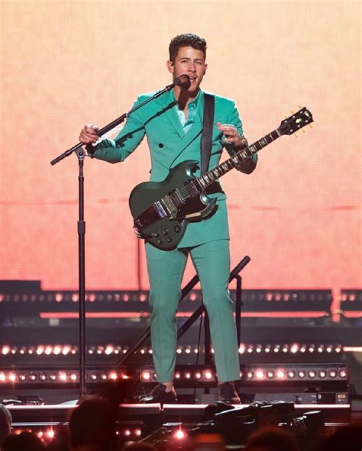Nick Jonas performing in Washington, D.C.