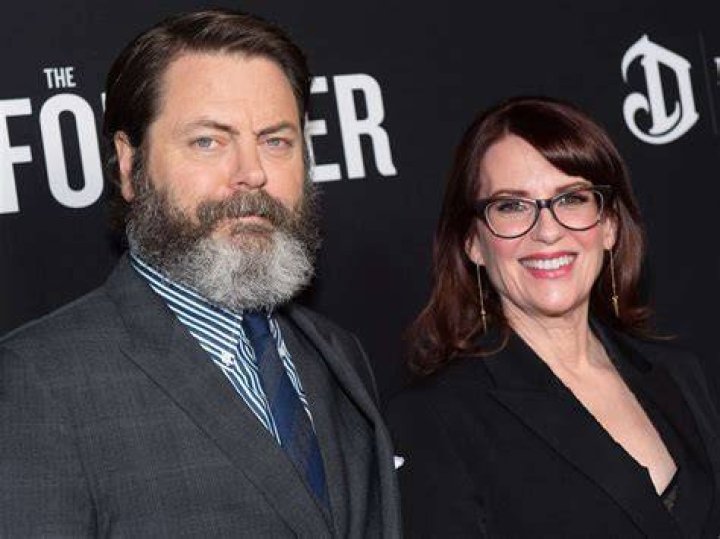 Nick Offerman and Megan Mullally Book Expo, Adult and Author Breakfast, New York, USA - 31 May 2018