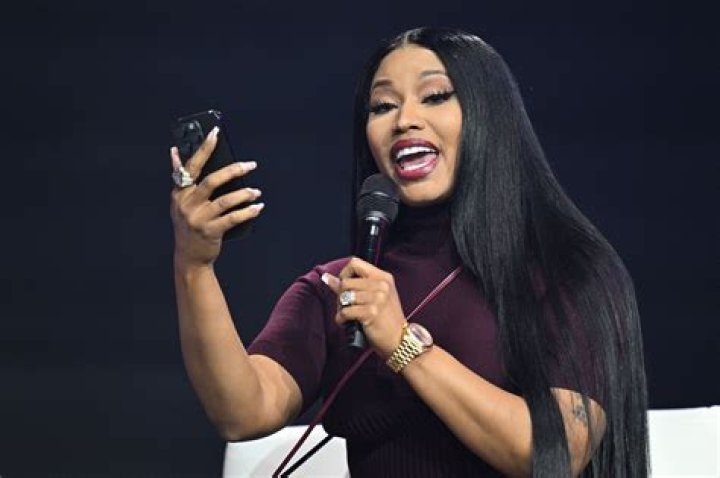 Nicki Minaj speaks at the MTV Video Music Awards at the Prudential Center, in Newark, N.J 2022 MTV Video Music Awards - Show, Newark, United States - 28 Aug 2022