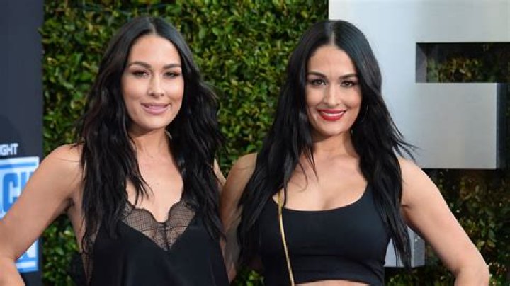 Nikki Bella and sister Brie Bella arrive at Michael Rubin's Fanatics Super Bowl Party 2022 held at 3Labs on February 12, 2022 in Culver City, Los Angeles, California, United States. Michael Rubin's Fanatics Super Bowl Party 2022, 3labs, Culver City, Los Angeles, California, United States - 13 Feb 2022