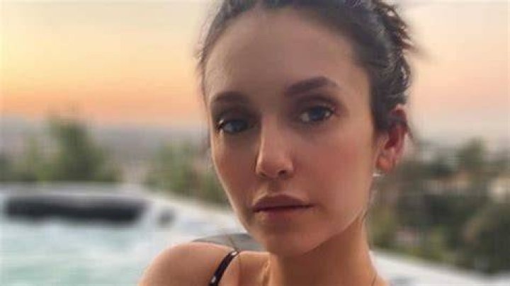 Nina Dobrev clay spa bikini