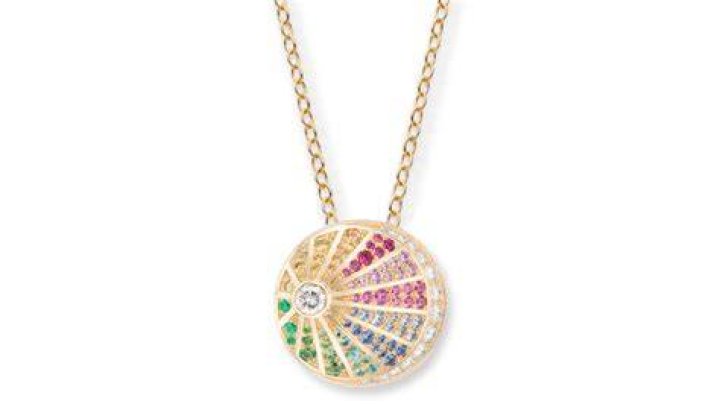 Nouvel Heritage Rainbow-Multi Gem Necklace