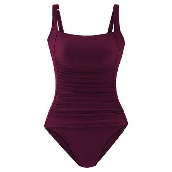 One Piece Vintage Padded Push-Up Swimsuit