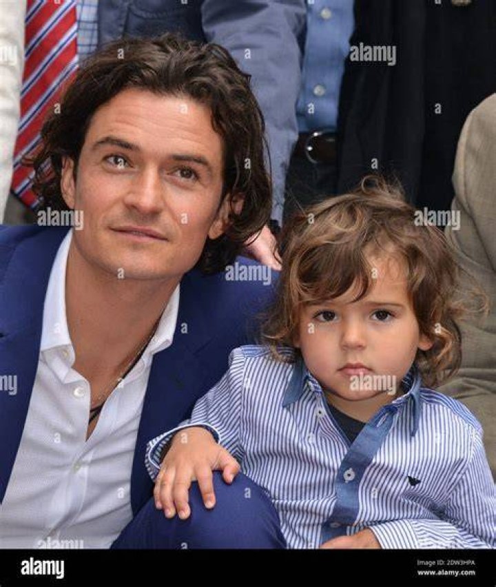 Orlando Bloom with son Flynn Bloom