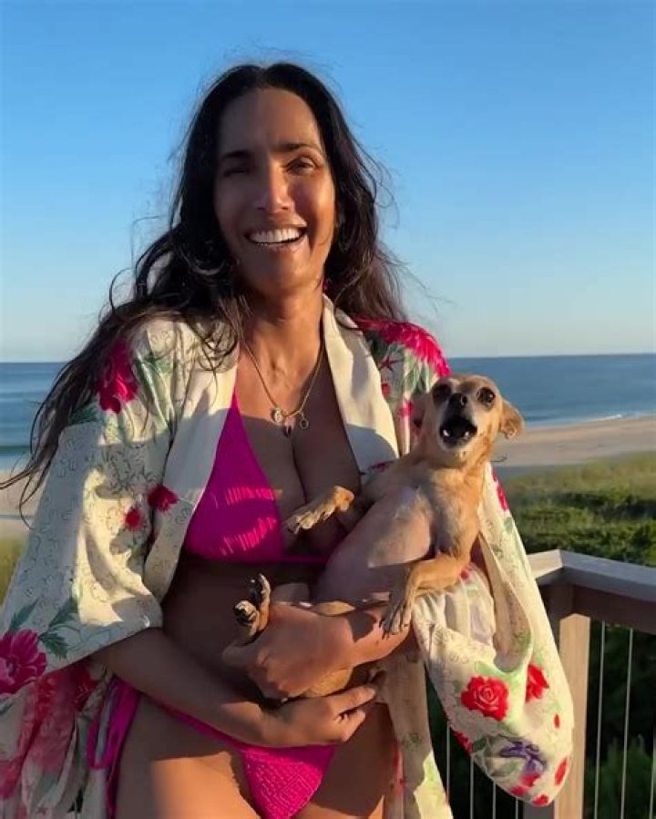 Padma Lakshmi At The Beach