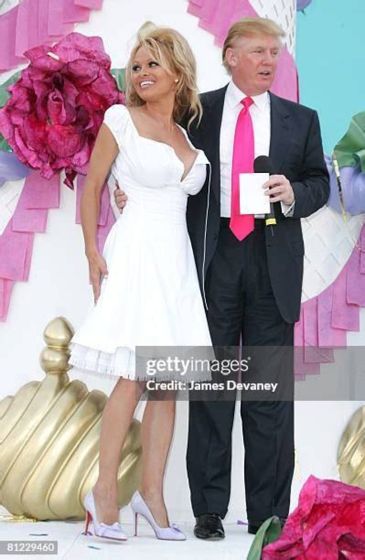 Pamela Anderson Donald Trump