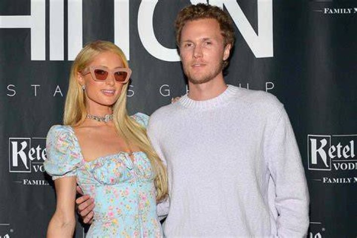 Paris Hilton and Barron Hilton