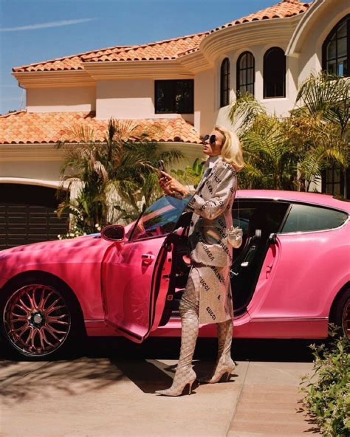 Paris Hilton & Her Bentley Continental GT