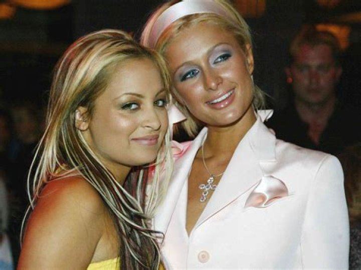 Paris Hilton, Nicole Richie Paris Hilton, left, and Nicole Richie pose during an interview on set to promote their television show "The Simple Life,", in Los Angeles The Simple Life Hilton Richie, Los Angeles, USA