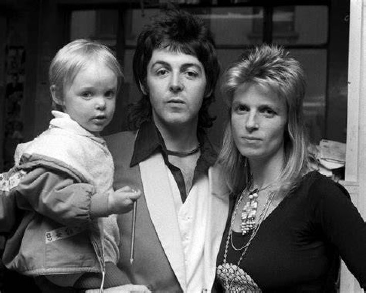 Paul McCartney and his daughter Mary