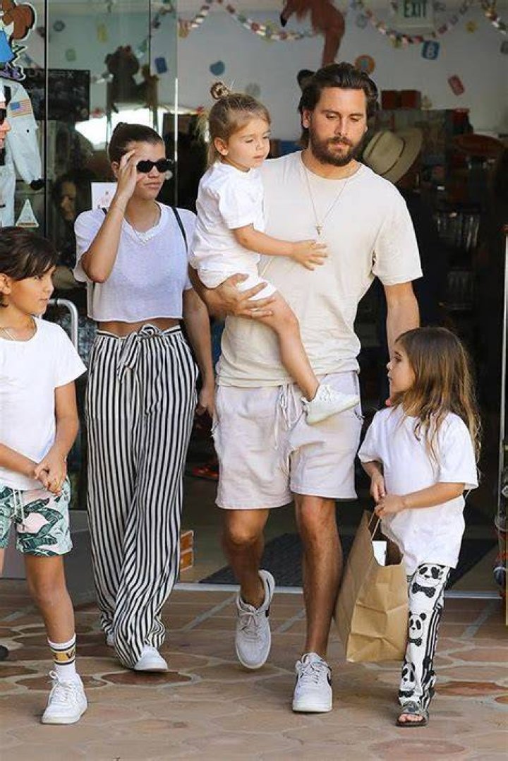 Penelope & Scott Disick With Sofia Richie