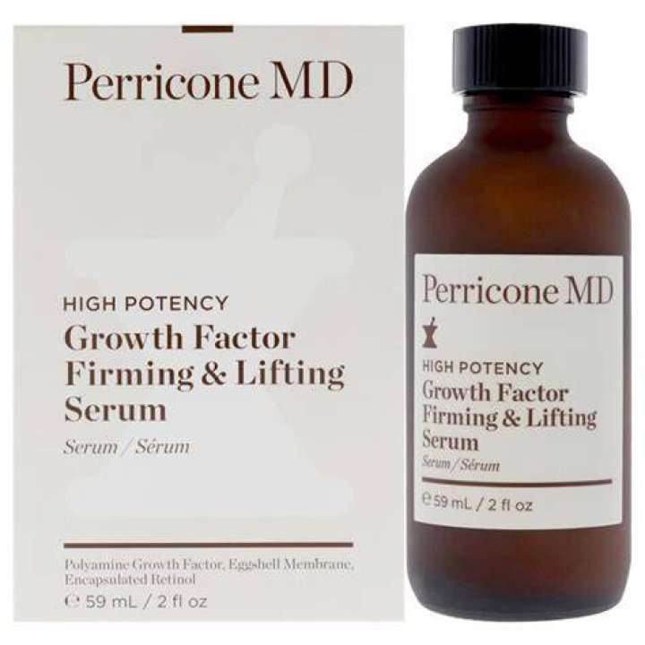 Perricone MD High Potency Growth Factor Firming & Lifting Serum, $129, perriconemd.com