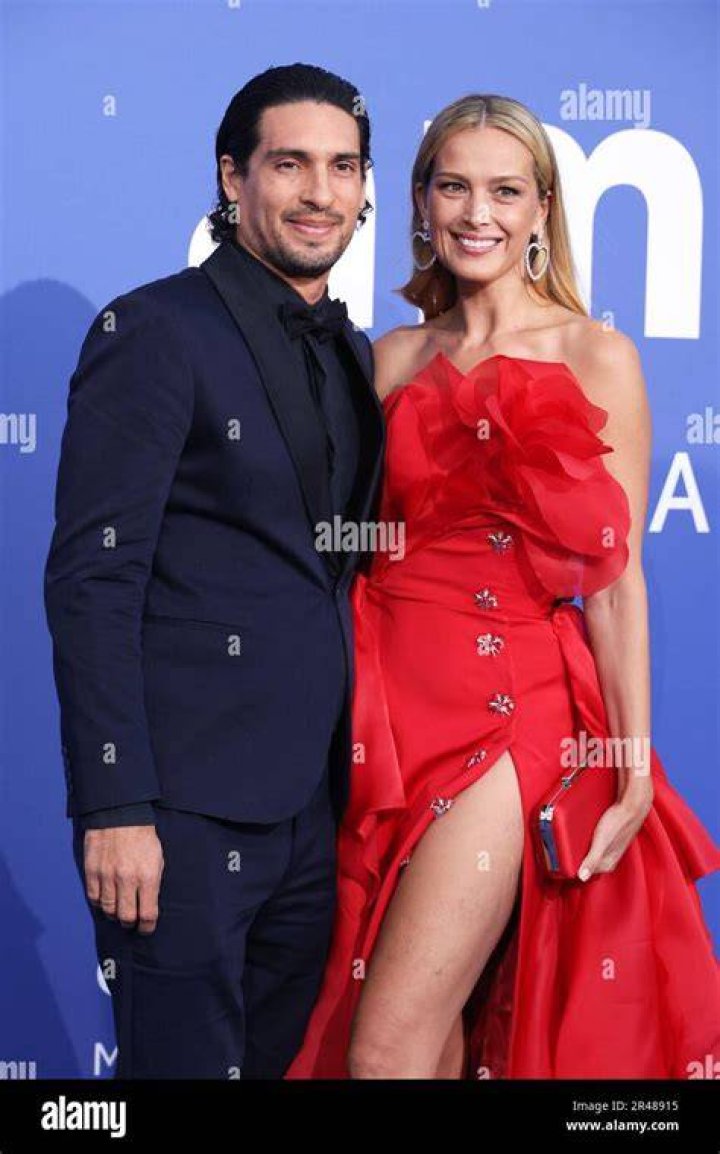 Petra Nemcova & Benjamin Larretche attend a Chopard party