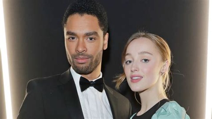 Phoebe Dynevor and Reg&eacute;-Jean Page