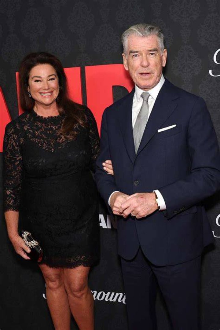 Pierce Brosnan and wife Keely Shaye Smith 'Mamma Mia! Here We Go Again' film premiere, Arrivals, London, UK - 16 Jul 2018
