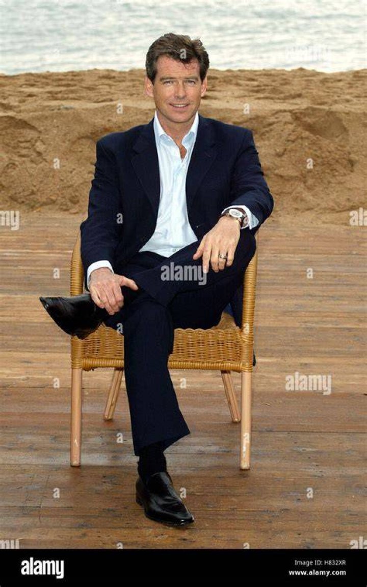 Pierce Brosnan At Cannes In 2002
