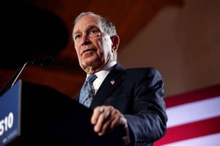 Presidential candidate Michael Bloomberg speaks at a Climate Week event in Monterey, California. Mike Bloomberg, US Presidential Election Campaigning, Monterey, USA - 17 Jan 2020