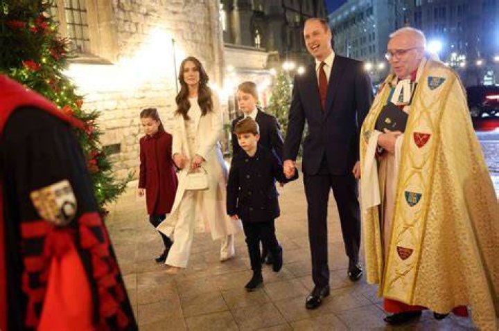 Prince George at Christmas Day Church Service