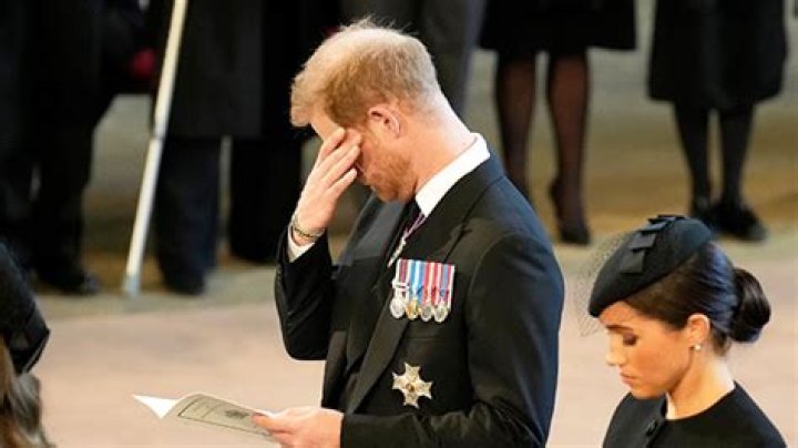Prince Harry Cries After Queen Elizabeth&rsquo;s Coffin Procession
